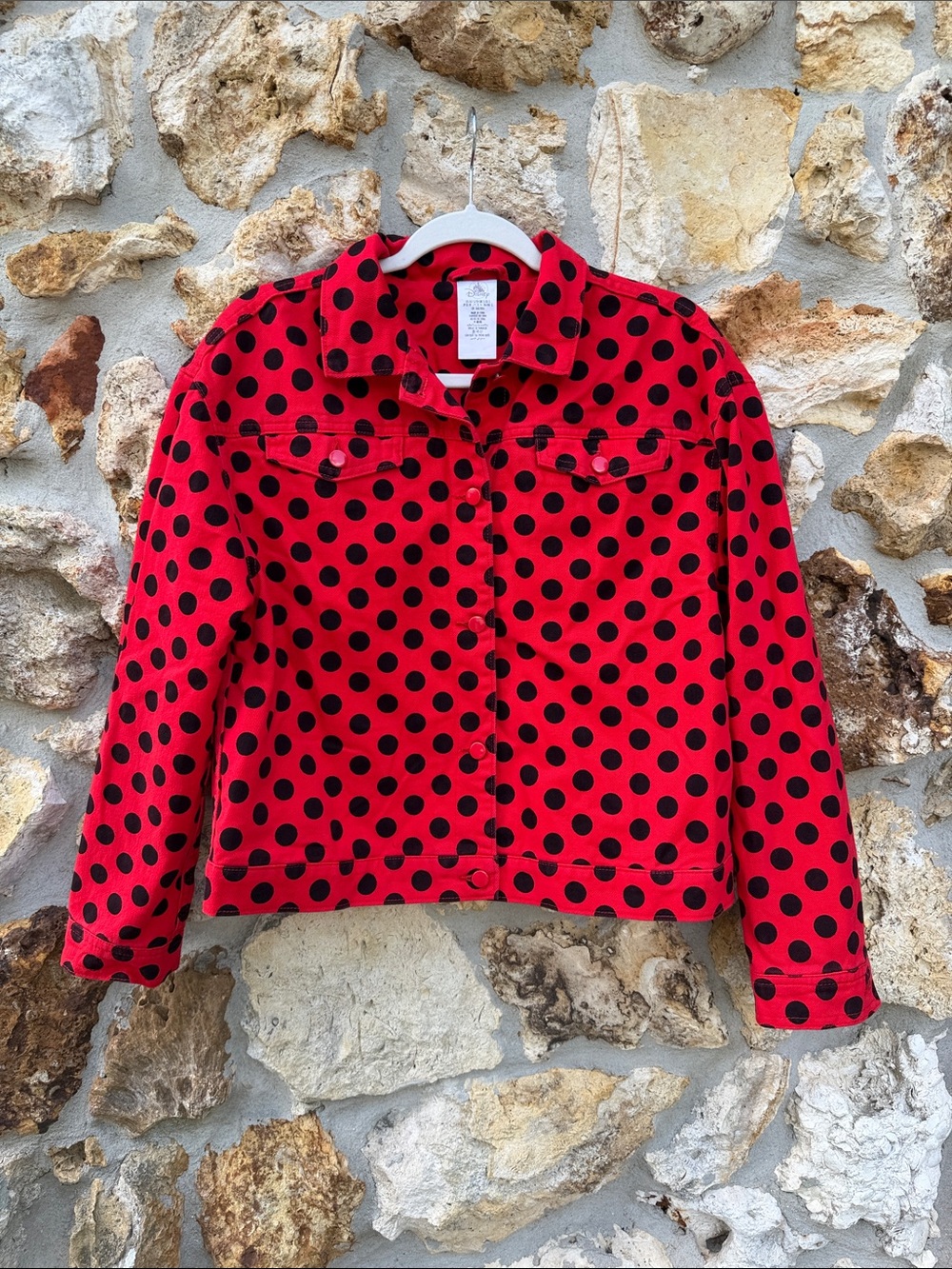 Disney jacket Minnie Mouse polka dot twill jacket - Picture 2 of 14